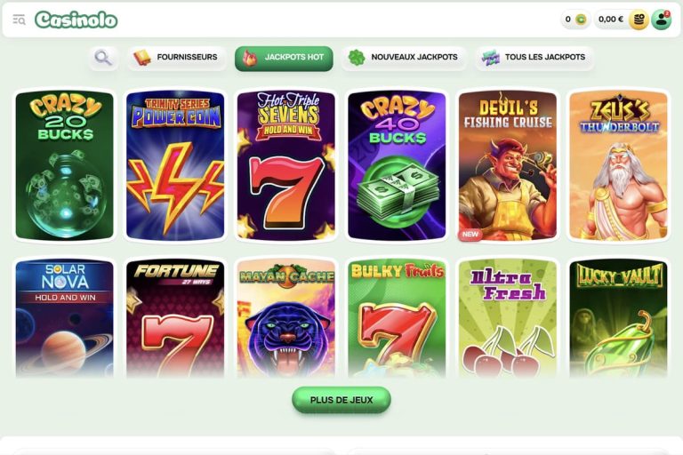 Casino Casino Jackpots